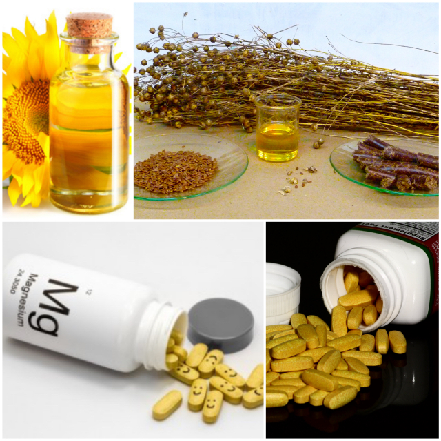 Dysmenorrhea supplements Collage