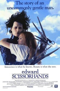 Unconventional love Edward scissorhands poster